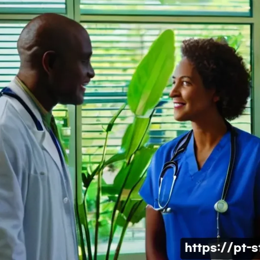 세인트키츠 네비스 약국 및 의약품 - **Prompt 1: Reassuring Hospital Visit in St. Kitts**
"A bright, modern hospital reception area i...