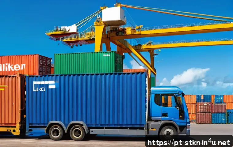 세인트키츠 네비스 무역 협정 - A bustling Caribbean port scene showcasing modernized infrastructure with cargo ships unloading good...